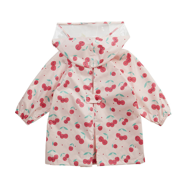 HAS KIDS POLY RAINCOAT CHERRY