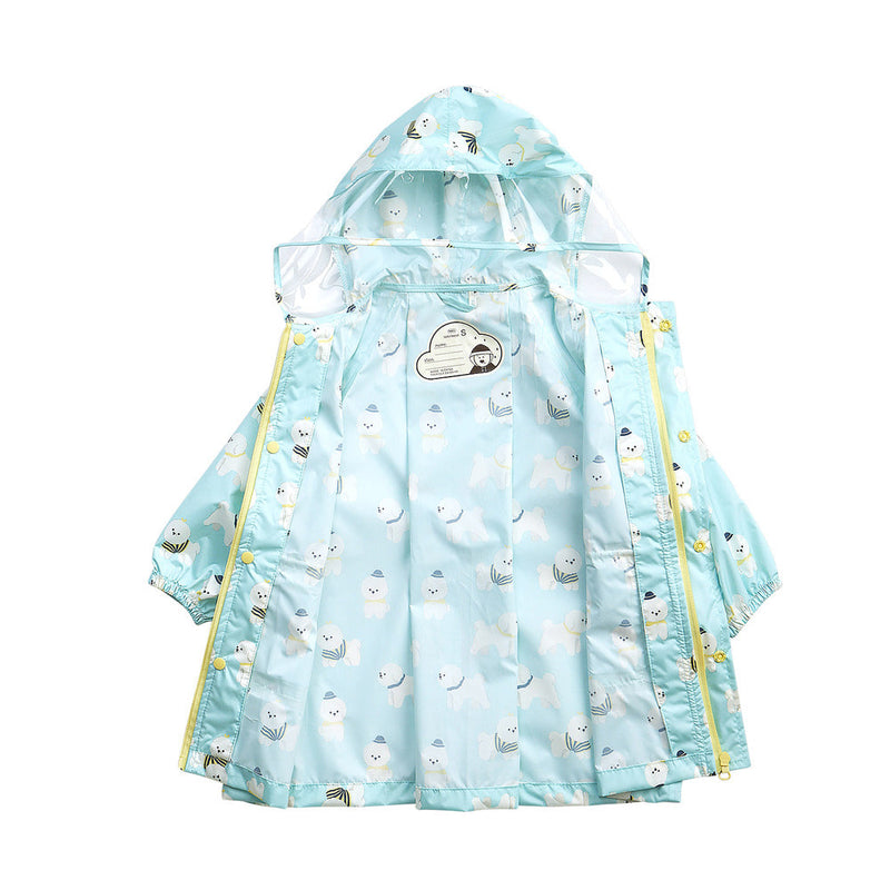 HAS KIDS POLY RAINCOAT BLUE BICHONFRISE