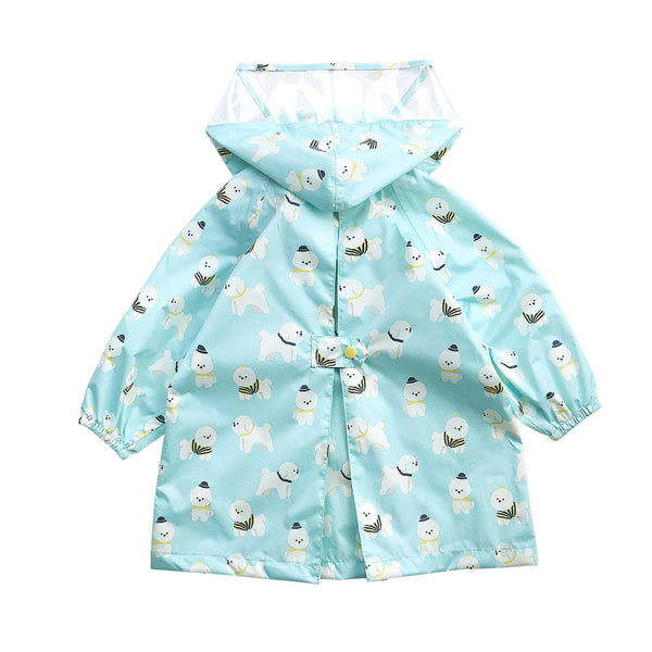 HAS KIDS POLY RAINCOAT BLUE BICHONFRISE