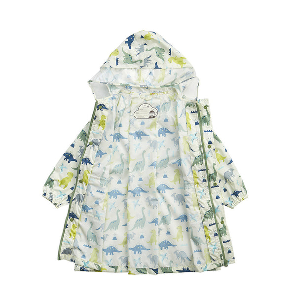 HAS KIDS POLY RAINCOAT GREEN DINO