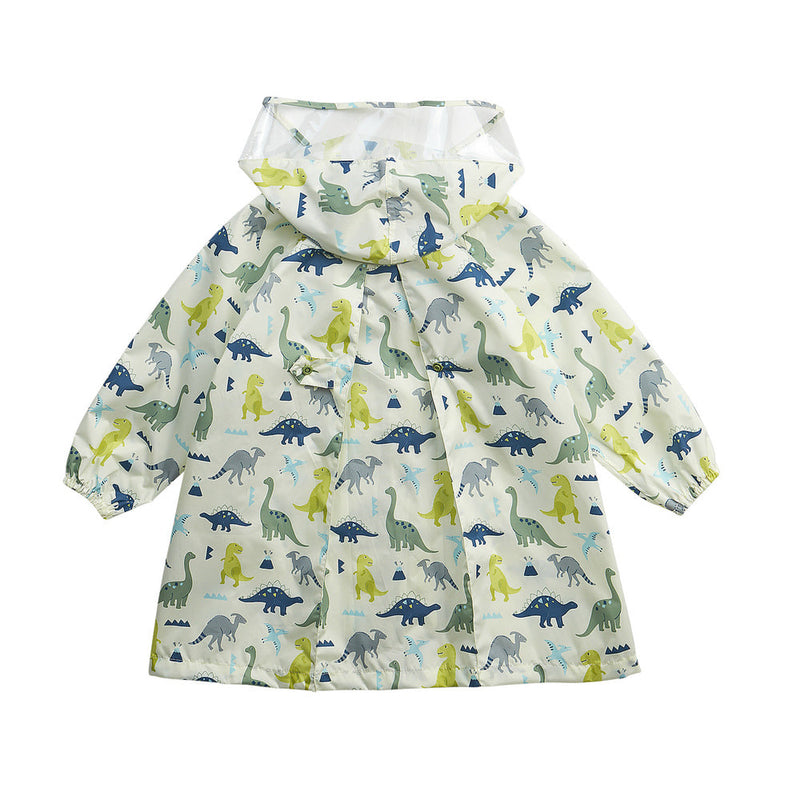 HAS KIDS POLY RAINCOAT GREEN DINO