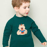 MOLLIMELLI Chewy Ribbed Bear Half Polar T-shirt