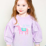 MOLLIMELLI Hip Unicorn Slit Long T-shirt