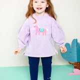 MOLLIMELLI Hip Unicorn Slit Long T-shirt