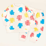 Colorful Bear Napping Tops & Bottoms