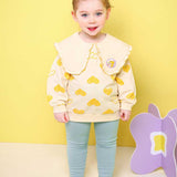 Heart Big Collar Leggings Top and Bottom