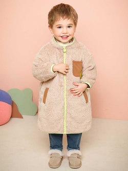 Bullying Cute Fleece Boa Long Jumper