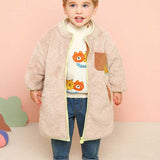 Bullying Cute Fleece Boa Long Jumper