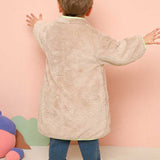 Bullying Cute Fleece Boa Long Jumper