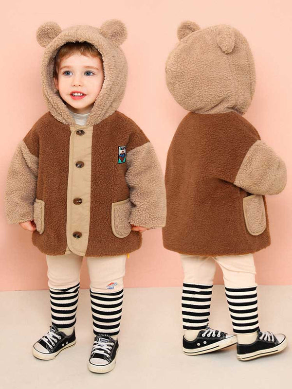 Soft Bear Tumble Hooded Jumper