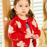 MOLLIMELLI Hwasahae Flower Knit Cardigan