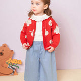 MOLLIMELLI Hwasahae Flower Knit Cardigan