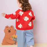 MOLLIMELLI Hwasahae Flower Knit Cardigan