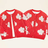 MOLLIMELLI Hwasahae Flower Knit Cardigan