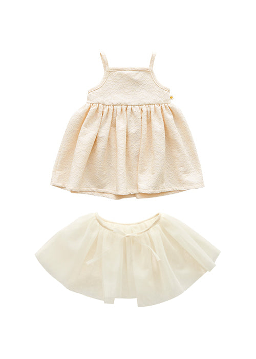 Velyvely Dress Set Cream