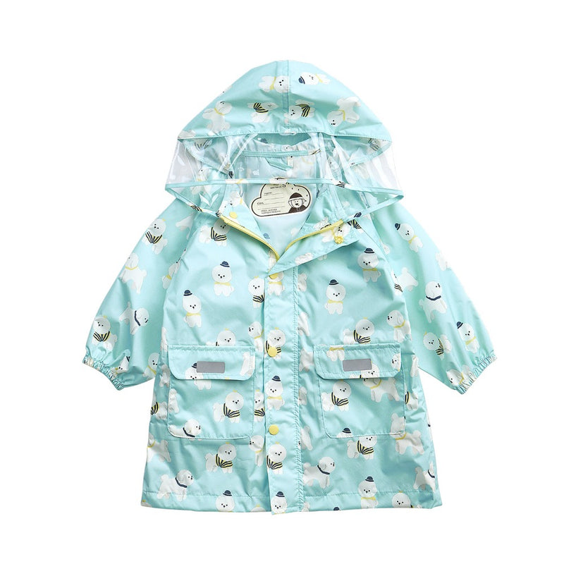 HAS KIDS POLY RAINCOAT BLUE BICHONFRISE