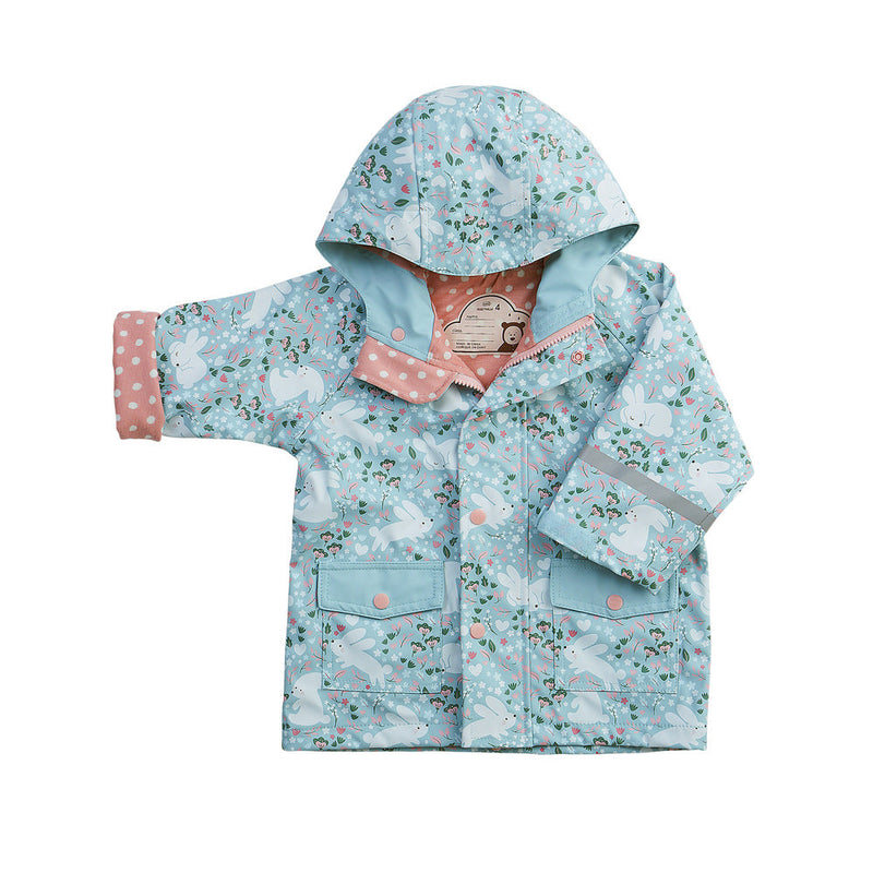 HAS KIDS RAINCOAT BUNNY GARDEN